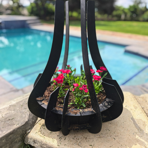 Decorative Fire PIT planters- Various designs (1)